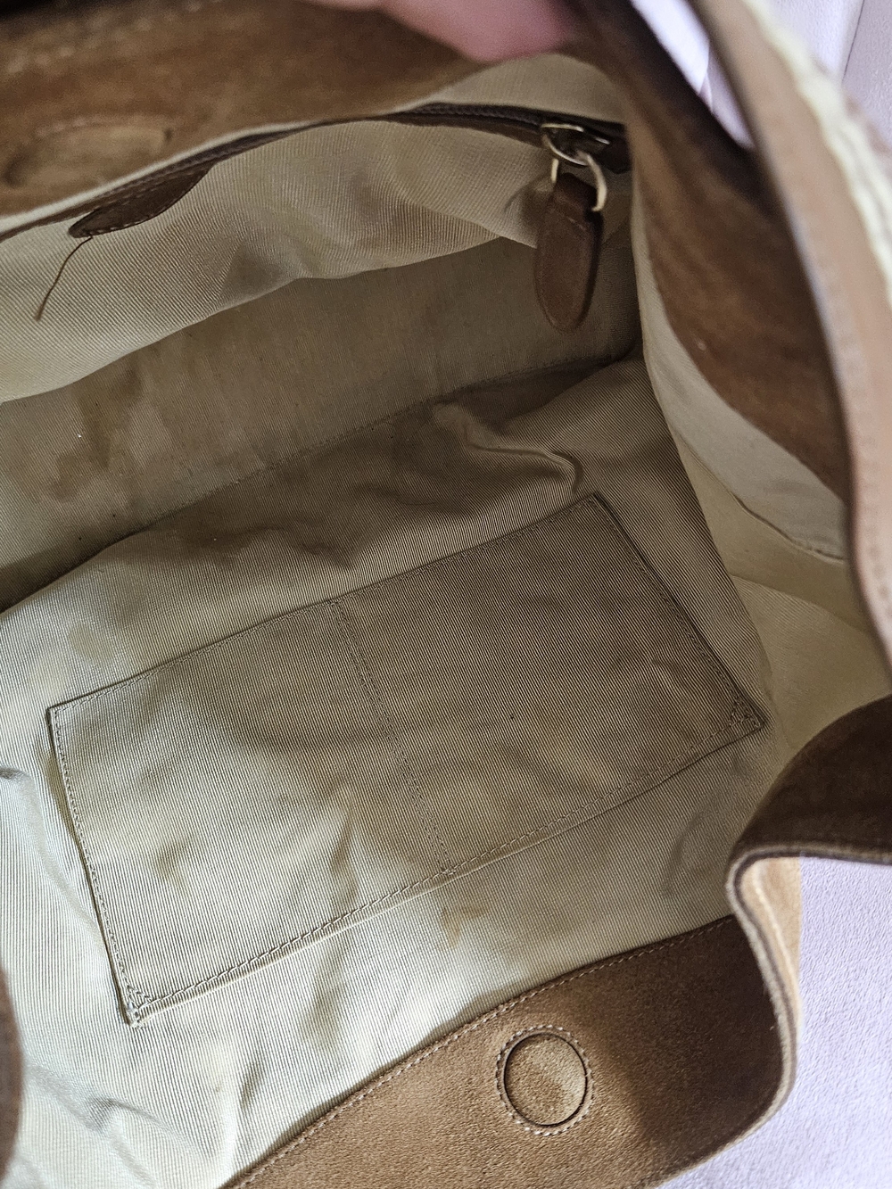 Johnny Was Tan Embroidered Floral Shoulder Bag - Picture 8 of 8